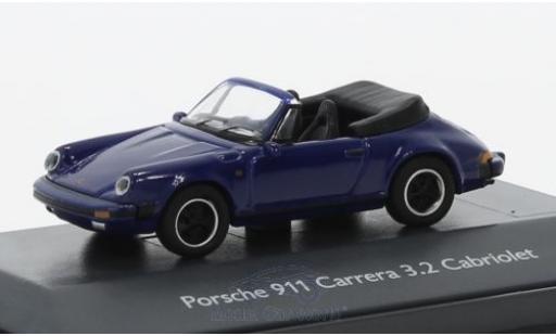 Coche miniatura Porsche 911 SC 1/87 Schuco Carrera 3.2 Cabriolet azul Porsche 911 SC 1/87 Schuco Carrera 3.2 Cabriolet azul coche miniatura
