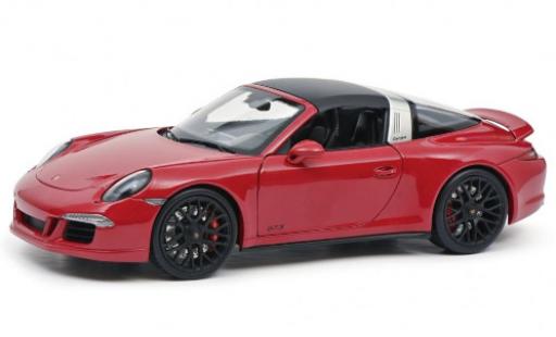 Coche miniatura Porsche 991 Targa 1/18 Schuco 911 Carrera 4 GTS Targa (.1) rojo 2014 toit détachable Porsche 991 Targa 1/18 Schuco 911 Carrera 4 GTS Targa (.1) rojo 2014 toit détachable coche miniatura