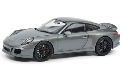 Porsche 991 GTS 1/18 Schuco 911 Carrera GTS (.1) metalico gris 2014 coche miniatura