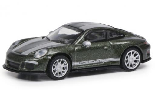 Coche miniatura Porsche 991 R 1/87 Schuco 911 R () metalico verde/gris Porsche 991 R 1/87 Schuco 911 R () metalico verde/gris coche miniatura