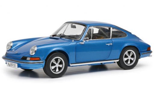 Coche miniatura Porsche 911 1/18 Schuco S metalico azul 1973 Porsche 911 1/18 Schuco S metalico azul 1973 coche miniatura
