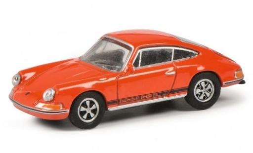 Coche miniatura Porsche 911 1/87 Schuco S naranja/negro Porsche 911 1/87 Schuco S naranja/negro coche miniatura