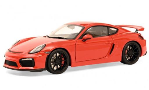 Coche miniatura Porsche Cayman GT4 1/18 Schuco GT4 (981) rojo 2015 Porsche Cayman GT4 1/18 Schuco GT4 (981) rojo 2015 coche miniatura