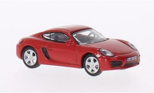 Coche miniatura Porsche Cayman S 1/87 Schuco S (981) rojo Porsche Cayman S 1/87 Schuco S (981) rojo coche miniatura