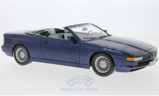 Coche miniatura Bmw 850 1/18 Schuco i Cabriolet metalico azul Bmw 850 1/18 Schuco i Cabriolet metalico azul coche miniatura
