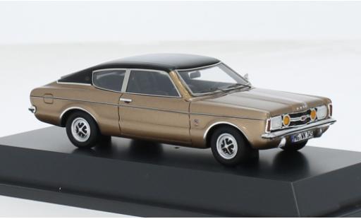 Coche miniatura Ford Taunus 1/43 Schuco ProR (TC I) Coupe metallise braun/schwarz 1974 1:43 Ford Taunus 1/43 Schuco ProR (TC I) Coupe metallise braun/schwarz 1974 1:43 coche miniatura