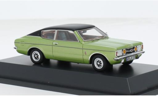 Ford Taunus 1/43 Schuco ProR (TC I) Coupe metallise grün/schwarz 1974 1:43 coche miniatura