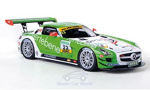 Mercedes SLS 1/43 Schuco AMG GT3 No.22 MS Racing Vertebene ADAC GT Masters 2011 /F.Stoll coche miniatura