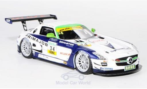 Mercedes SLS 1/43 Schuco AMG GT3 No.34 Heico Motorsport Primajob ADAC GT Masters 2011 L.D.Arnold/A.Zuber coche miniatura