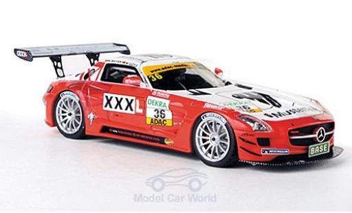 Mercedes SLS 1/43 Schuco AMG GT3 No.36 MS Racing Musterring ADAC GT Masters 2011 M.Mayer/M.Götz coche miniatura