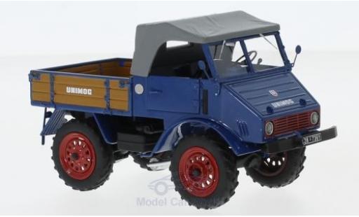 Coche miniatura Mercedes Unimog 1/32 Schuco U401 azul mit Holzpritsche Mercedes Unimog 1/32 Schuco U401 azul mit Holzpritsche coche miniatura