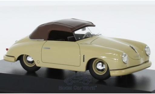 Coche miniatura Porsche 356 1/43 Schuco Gmünd Cabriolet beige/marron Porsche 356 1/43 Schuco Gmünd Cabriolet beige/marron coche miniatura