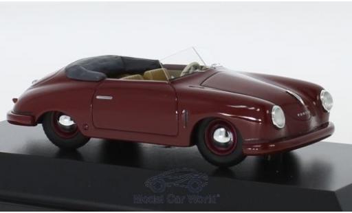 Coche miniatura Porsche 356 1/43 Schuco Gmünd Cabriolet rojo 1948 Porsche 356 1/43 Schuco Gmünd Cabriolet rojo 1948 coche miniatura