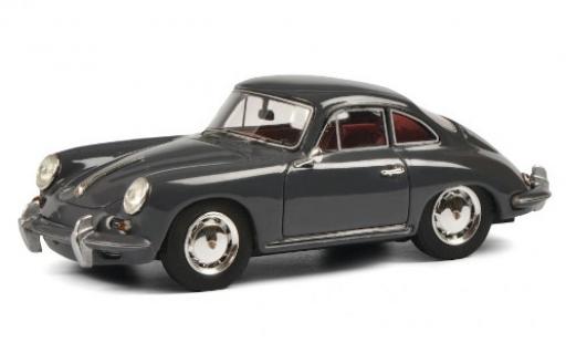 Porsche 356 1/43 Schuco SC gris coche miniatura