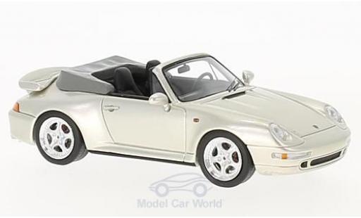Porsche 993 Turbo 1/43 Schuco 911 () Turbo Cabriolet metalico beige coche miniatura