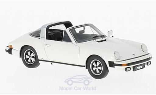 Porsche 930 Targa 1/43 Schuco 911 Targa blanco 1975 coche miniatura