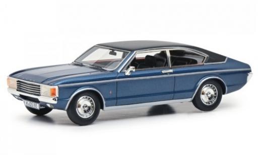 Ford Granada 1/43 Schuco Schuco / Pro.R MKI Coupe metalico azul/negro 1974 coche miniatura