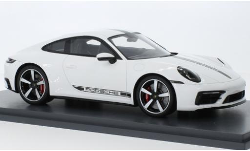 Porsche 992 4S 1/18 Schuco ProR 911  Carrera blanche 2019 coche miniatura