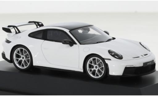 Coche miniatura Porsche 992 GT3 1/43 Schuco 911  blanco Porsche 992 GT3 1/43 Schuco 911  blanco coche miniatura