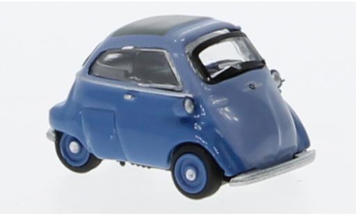 Bmw Isetta 1/87 Schuco azul/gris coche miniatura