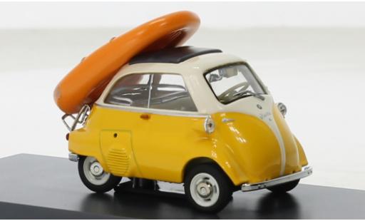 Coche miniatura Bmw Isetta 1/43 Schuco amarillo/beige Ab an - Wannsee 1957 Bmw Isetta 1/43 Schuco amarillo/beige Ab an - Wannsee 1957 coche miniatura