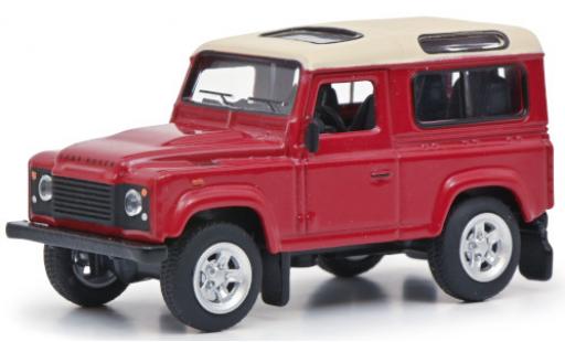 Coche miniatura Land Rover Defender 1/64 Schuco rouge/blanche Land Rover Defender 1/64 Schuco rouge/blanche coche miniatura