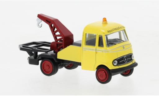 Coche miniatura Mercedes L319 1/87 Schuco Abschleppwagen amarillo Mercedes L319 1/87 Schuco Abschleppwagen amarillo coche miniatura