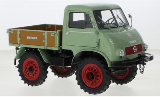 Coche miniatura Mercedes Unimog 1/18 Schuco U401 verde Mercedes Unimog 1/18 Schuco U401 verde coche miniatura