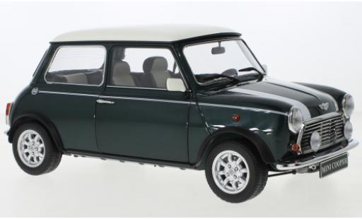Coche miniatura Mini Cooper 1/12 Schuco metallise verde foncé/beige clair Mini Cooper 1/12 Schuco metallise verde foncé/beige clair coche miniatura