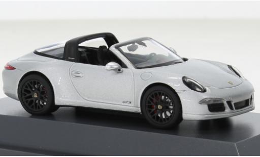 Porsche 991 Targa 1/43 Schuco 911 (.1) Carrera 4 GTS gris 2012 coche miniatura