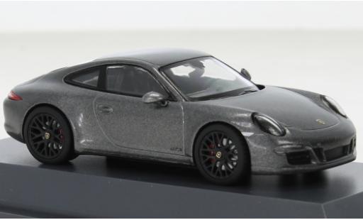 Porsche 991 GTS 1/43 Schuco 911 (.1) Carrera metallise gris 2012 coche miniatura