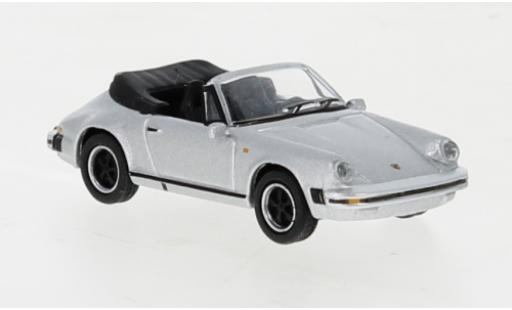 Coche miniatura Porsche 911 1/87 Schuco Carrera 3.2 Cabriolet gris Porsche 911 1/87 Schuco Carrera 3.2 Cabriolet gris coche miniatura