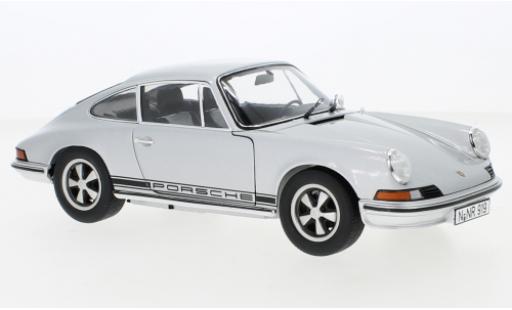 Coche miniatura Porsche 911 1/18 Schuco S gris Porsche 911 1/18 Schuco S gris coche miniatura