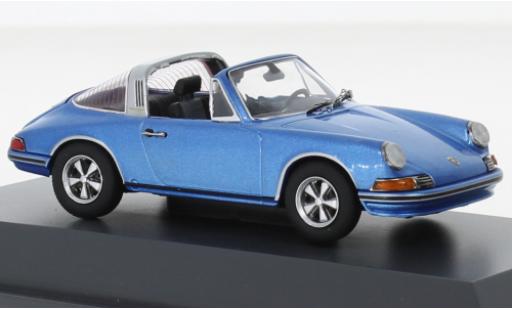 Coche miniatura Porsche 911 1/43 Schuco S Targa metallise azul 1971 Porsche 911 1/43 Schuco S Targa metallise azul 1971 coche miniatura