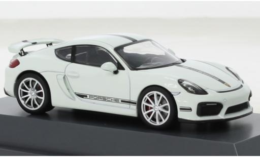 Porsche Cayman GT4 1/43 Schuco (981) blanche 2016 coche miniatura