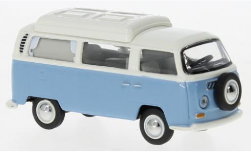 Coche miniatura Volkswagen T2 1/64 Schuco Camper azul clair/blanche Volkswagen T2 1/64 Schuco Camper azul clair/blanche coche miniatura