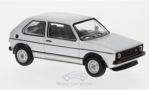 Volkswagen Golf V 1/64 Schuco I GTI gris 1976 coche miniatura