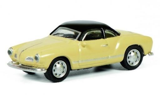 Coche miniatura Volkswagen Karmann 1/87 Schuco Ghia (Typ 14) beige/negro Volkswagen Karmann 1/87 Schuco Ghia (Typ 14) beige/negro coche miniatura