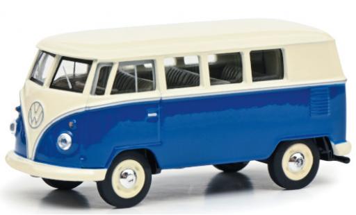 Volkswagen T1 1/64 Schuco Bus beige/azul Paperbox Edition coche miniatura