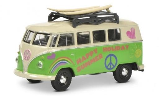 Volkswagen T1 1/64 Schuco Bus verde/beige Surfer avec Rack de toit et charge coche miniatura