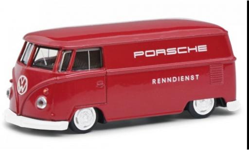 Volkswagen T1 1/64 Schuco Kasten Lowrider Porsche Renndienst coche miniatura