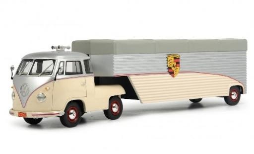 Coche miniatura Volkswagen T1 1/18 Schuco Renntransporter Continental Motors Zugmaschine mit Auflieger Volkswagen T1 1/18 Schuco Renntransporter Continental Motors Zugmaschine mit Auflieger coche miniatura