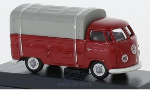 Coche miniatura Volkswagen T1 1/87 Schuco b Pritsche rojo/gris mit Plane Volkswagen T1 1/87 Schuco b Pritsche rojo/gris mit Plane coche miniatura