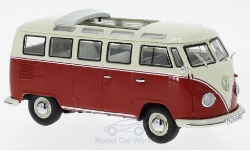 Coche miniatura Volkswagen T1 B 1/43 Schuco b Samba Bus rojo/beige Volkswagen T1 B 1/43 Schuco b Samba Bus rojo/beige coche miniatura