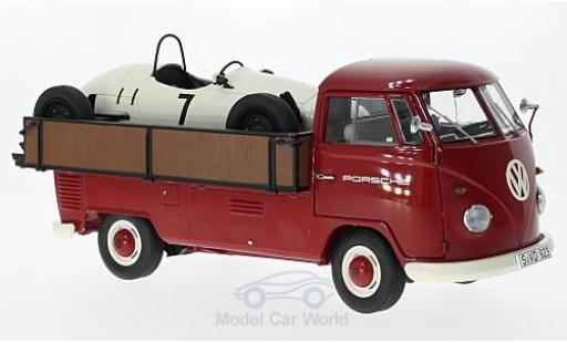 Coche miniatura Volkswagen T1 B 1/18 Schuco b Westfalia Pritsche Porsche mit Ladegut Formel Vau Rennwagen Volkswagen T1 B 1/18 Schuco b Westfalia Pritsche Porsche mit Ladegut Formel Vau Rennwagen coche miniatura