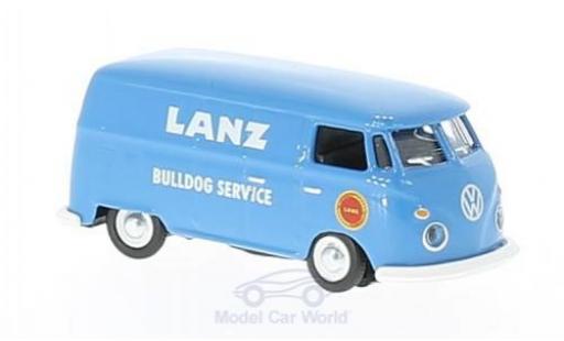 Coche miniatura Volkswagen T1 B 1/87 Schuco c azul Lanz Bulldog Service Kastenwagen Volkswagen T1 B 1/87 Schuco c azul Lanz Bulldog Service Kastenwagen coche miniatura