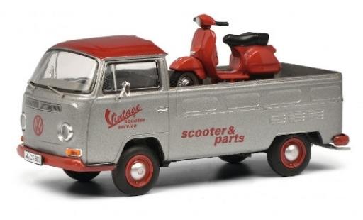 Coche miniatura Volkswagen T2 1/43 Schuco a Pritsche Vintage Scooter Service avec charge Vespa PX Volkswagen T2 1/43 Schuco a Pritsche Vintage Scooter Service avec charge Vespa PX coche miniatura