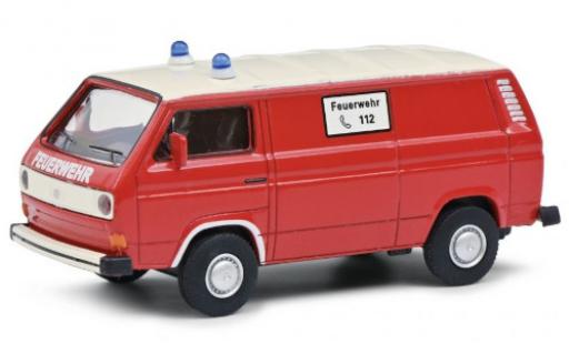 Coche miniatura Volkswagen T3 1/64 Schuco Kasten Feuerwehr Volkswagen T3 1/64 Schuco Kasten Feuerwehr coche miniatura