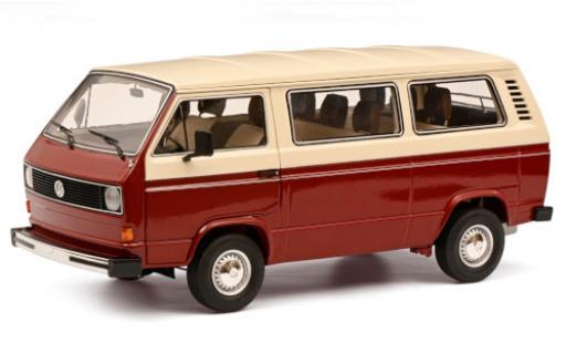 Coche miniatura Volkswagen T3 1/18 Schuco a Bus rojo/blanco Volkswagen T3 1/18 Schuco a Bus rojo/blanco coche miniatura