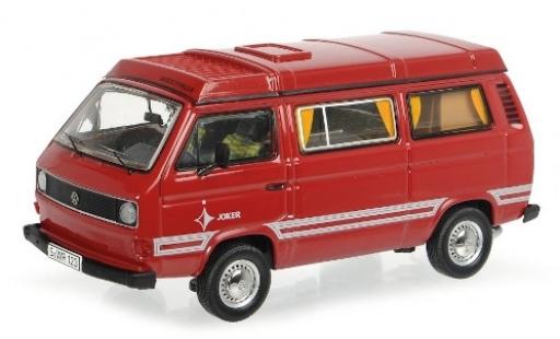 Coche miniatura Volkswagen T3 1/43 Schuco b Westfalia Joker rojo/Dekor Volkswagen T3 1/43 Schuco b Westfalia Joker rojo/Dekor coche miniatura